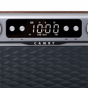 Camry | Bluetooth Radio | CR 1183 | 16 W | AUX in | Wooden - Image 7