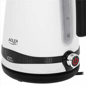 Adler | Virdulys | AD 1295w | Electric | 2200 W | 1.7 L | Stainless steel | 360° rotational base | White - Image 3