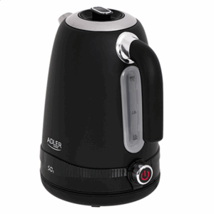 Adler | Kettle | AD 1295b | Electric | 2200 W | 1.7 L | Stainless steel | 360° rotational base | Black - Image 6