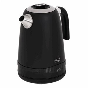 Adler | Kettle | AD 1295b | Electric | 2200 W | 1.7 L | Stainless steel | 360° rotational base | Black - Image 7