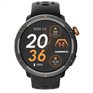Hammer Watch 2 Lite | Smart watch | AMOLED | 1.43" | Waterproof | Black - Image 2