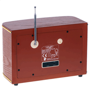 Adler | Retro Radio | AD 1187 | Alarm function | AUX in | Wooden - Image 8