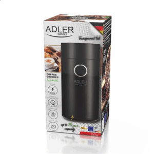 Adler | Coffee grinder | AD4446bs | 150 W | Coffee beans capacity 75 g | Lid safety switch | Black - Image 4