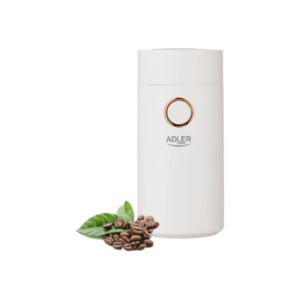 Adler | Coffee grinder | AD4446wg | 150 W | Coffee beans capacity 75 g | Lid safety switch | White - Image 5