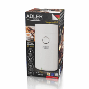 Adler | Coffee Mill | AD 4446ws | 150 W | Coffee beans capacity 75 g | White - Image 10