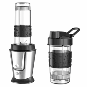 Adler | Blender | AD 4081 | Tabletop | 800 W | Jar material BPA Free Plastic | Jar capacity 0.4 + 0.57 L | Ice crushing | Black/Stainless steel - Image 7