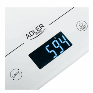 Adler | Kitchen scales | AD 3170 | Maximum weight (capacity) 15 kg | Graduation 1 g | Display type LCD | White - Image 3
