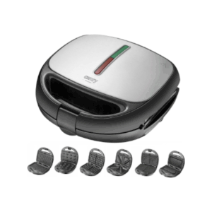 Camry | Sandwich maker 6 in 1 | CR 3057 | 1200 W | Number of plates 6 | Black/Silver - Image 9