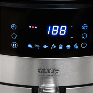 Camry | Airfryer Oven | CR 6311 | Power 1700 W | Capacity 5 L | Stainless steel/Black - Image 9
