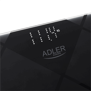 Adler | Bathroom Scale | AD 8169 | Maximum weight (capacity) 180 kg | Accuracy 100 g | Graphite/Black - Image 4