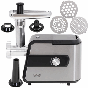 Adler | Meat mincer with a shredder | AD 4813 | Silver/Black | 600 W | Number of speeds 2 | Throughput (kg/min) 1 - Image 5