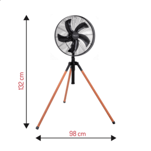 Camry | Fan | CR 7329 | Tripod Loft fan | Black | Diameter 40 cm | Number of speeds 3 | Oscillation | 100 W - Image 13