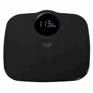 Adler | Bathroom Scale | AD 8172b | Maximum weight (capacity) 180 kg | Accuracy 100 g | Body Mass Index (BMI) measuring | Black - Image 3