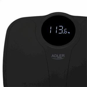 Adler | Bathroom Scale | AD 8172b | Maximum weight (capacity) 180 kg | Accuracy 100 g | Body Mass Index (BMI) measuring | Black - Image 5