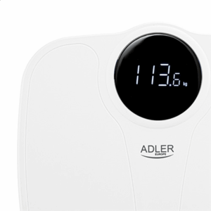 Adler | Bathroom Scale | AD 8172w | Maximum weight (capacity) 180 kg | Accuracy 100 g | Body Mass Index (BMI) measuring | White - Image 5