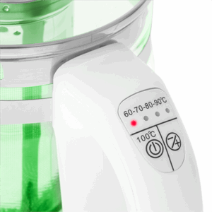 Adler | Virdulys | AD 1299 | Electric | 2200 W | 1.5 L | Glass/Stainless steel | 360° rotational base | White - Image 6