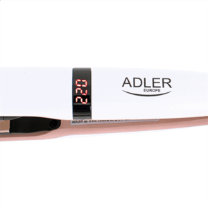 Adler | Hair Straightener | AD 2321 | Warranty 24 month(s) | Ceramic heating system | Display LCD | Temperature (min) 140 °C | Temperature (max) 220 °C | 45 W | Pearl White - Image 4