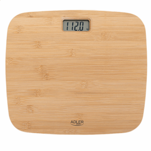 Adler | Bathroom Bamboo Scale | AD 8173 | Maximum weight (capacity) 150 kg | Accuracy 100 g - Image 2