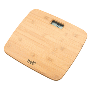 Adler | Bathroom Bamboo Scale | AD 8173 | Maximum weight (capacity) 150 kg | Accuracy 100 g - Image 3