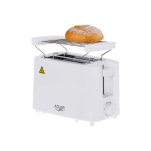 Adler | Toaster | AD 3223 | Power 750 W | Number of slots 2 | Housing material Plastic | White - Image 8