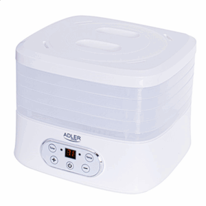 Adler | Food Dehydrator | AD 6658 | Power 230 W | Number of trays 5 | Temperature control | Integrated timer | White - Image 3