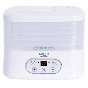 Adler | Food Dehydrator | AD 6658 | Power 230 W | Number of trays 5 | Temperature control | Integrated timer | White - Image 4