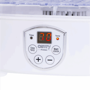 Camry | Food Dehydrator | CR 6659 | Power 240 W | Number of trays 5 | Temperature control | Integrated timer | White - Image 6