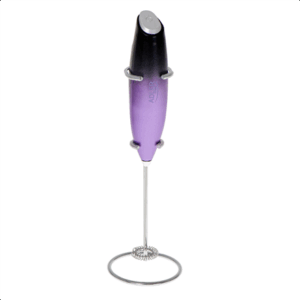 Adler | Milk frother with a stand | AD 4499 | Milk frother | Black/Purple - Image 2