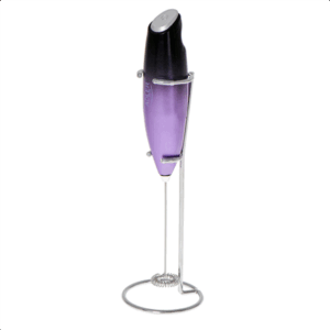 Adler | Milk frother with a stand | AD 4499 | Milk frother | Black/Purple - Image 3