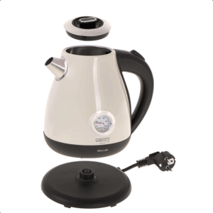 Camry | Kettle with a thermometer | CR 1344 | Electric | 2200 W | 1.7 L | Stainless steel | 360° rotational base | Cream - Image 6