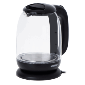 Mesko | Virdulys | MS 1302b | Electric | 2200 W | 1.7 L | Glass | 360° rotational base | Black - Image 4