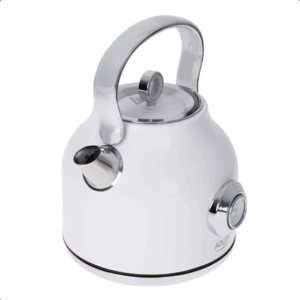 Adler | Virdulys with a Thermomete | AD 1346w | Electric | 2200 W | 1.7 L | Stainless steel | 360° rotational base | White - Image 4