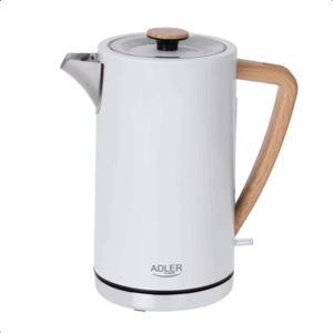 Adler | Virdulys | AD 1347w | Electric | 2200 W | 1.5 L | Stainless steel | 360° rotational base | White - Image 2