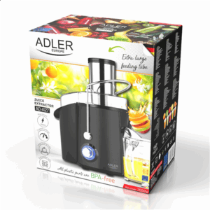 Adler | Juicer | AD 4127 | Type Juicer maker | Matt Black | 1000 W | Number of speeds 2 - Image 3