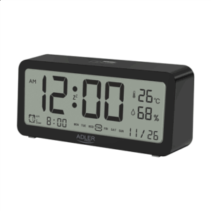 Adler | Alarm Clock | AD 1195b | Alarm function | Black - Image 2