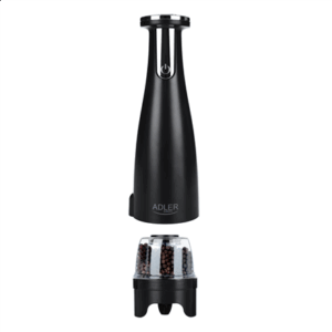 Adler | Electric Salt and pepper grinder | AD 4449b | Housing material ABS plastic | 7 W | Lithium | Matte Black - Image 4