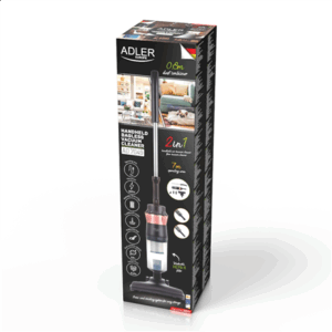 Adler | Vacuum Cleaner | AD 7049 | Corded operating | Handstick/Handheld | 800 W | Black | Warranty 24 month(s) - Image 12