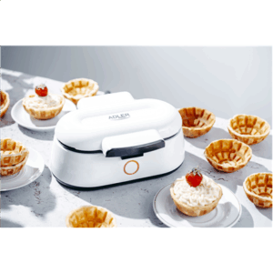 Adler | Waffle Bowl Maker | AD 3062 | 1000 W | Number of pastry 2 | Bowl | White - Image 7