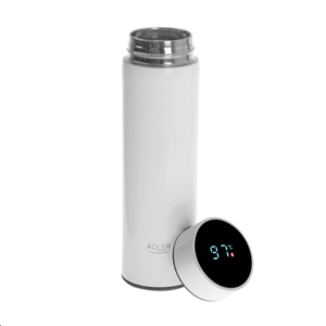 Adler | Thermal Flask | AD 4506w | Material Stainless steel/Silicone | White - Image 3