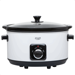 Adler | Slow Cooker | AD 6413w | 290 W | 5.8 L | Number of programs 3 | White - Image 2