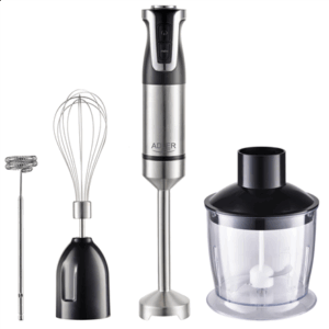 Adler | AD 4627 | Hand Blender Set | 1800 W | Number of speeds 20 | Turbo mode | Chopper | Stainless Steel/Black - Image 3