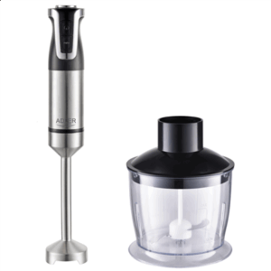Adler | AD 4627 | Hand Blender Set | 1800 W | Number of speeds 20 | Turbo mode | Chopper | Stainless Steel/Black - Image 4