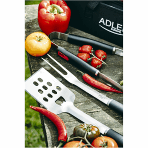 Adler | Grill Utensil Set with Carrying Case | AD 6727 | Grill Cutlery Set | 4 pc(s) | Stainless Steel/Black - Image 10