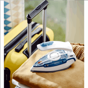 Camry CR 5040 | Steam travel iron | 1600 W | Water tank capacity 80 ml | Continuous steam 10 g/min | Steam boost performance 50 g/min | Blue/White - Image 11