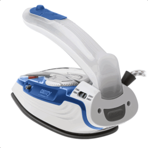 Camry CR 5040 | Steam travel iron | 1600 W | Water tank capacity 80 ml | Continuous steam 10 g/min | Steam boost performance 50 g/min | Blue/White - Image 6