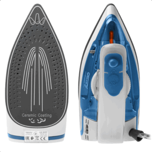 Camry CR 5040 | Steam travel iron | 1600 W | Water tank capacity 80 ml | Continuous steam 10 g/min | Steam boost performance 50 g/min | Blue/White - Image 7