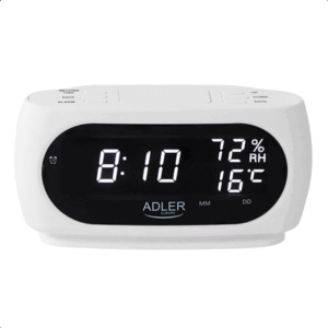 Adler LED clock with thermometer | AD 1186 - Image 2