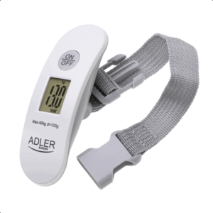 Adler | Travel Luggage Scale | AD 8189 | Maximum weight (capacity) 40 kg | Accuracy 100 g | White - Image 2