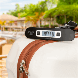 Adler | Travel Luggage Scale | AD 8190 | Maximum weight (capacity) 50 kg | Accuracy 10 g | Black - Image 8