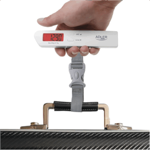 Adler | Travel Luggage Scale | AD 8191 | Maximum weight (capacity) 50 kg | Accuracy 10 g | Grey - Image 6